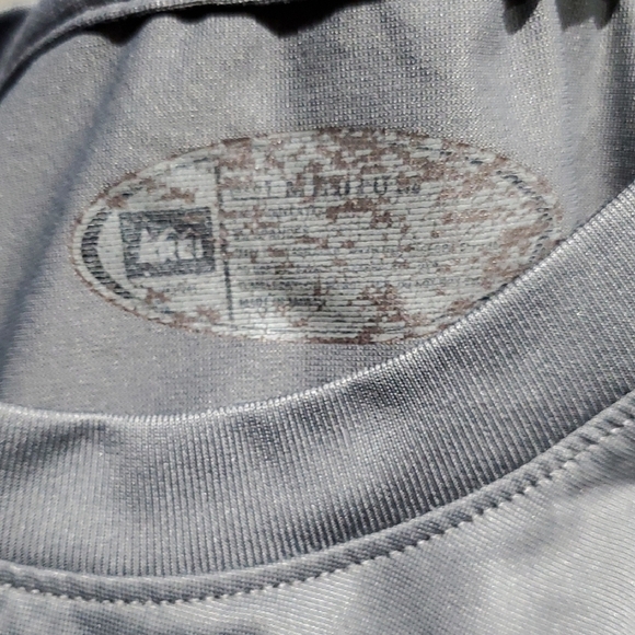 MENS REI GRAY LONG SLEEVE SHIET STRETCH ACTIVEWEAR LARGE OUTDOOR PERFORMANCE - Picture 6 of 7